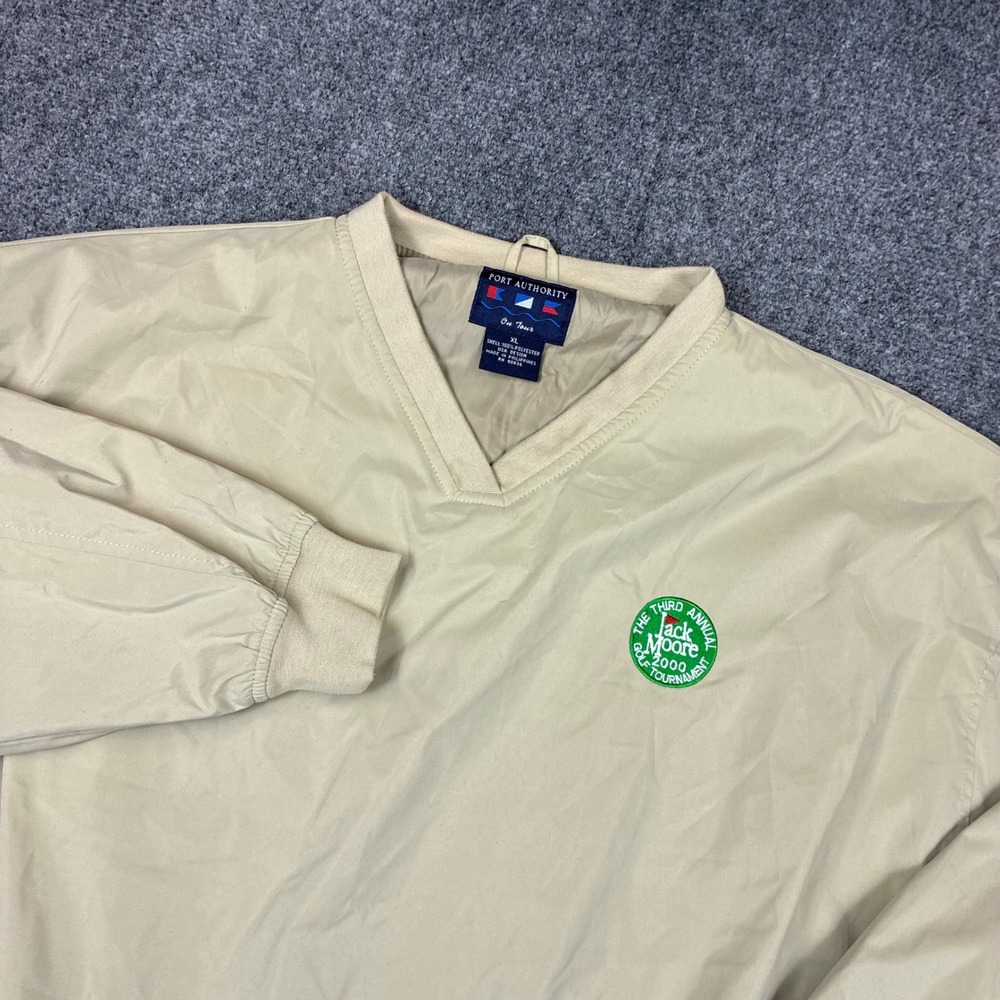 Vintage Port Authority Jack Moore 2000 Golf Tournament Windshirt Mens Size XL